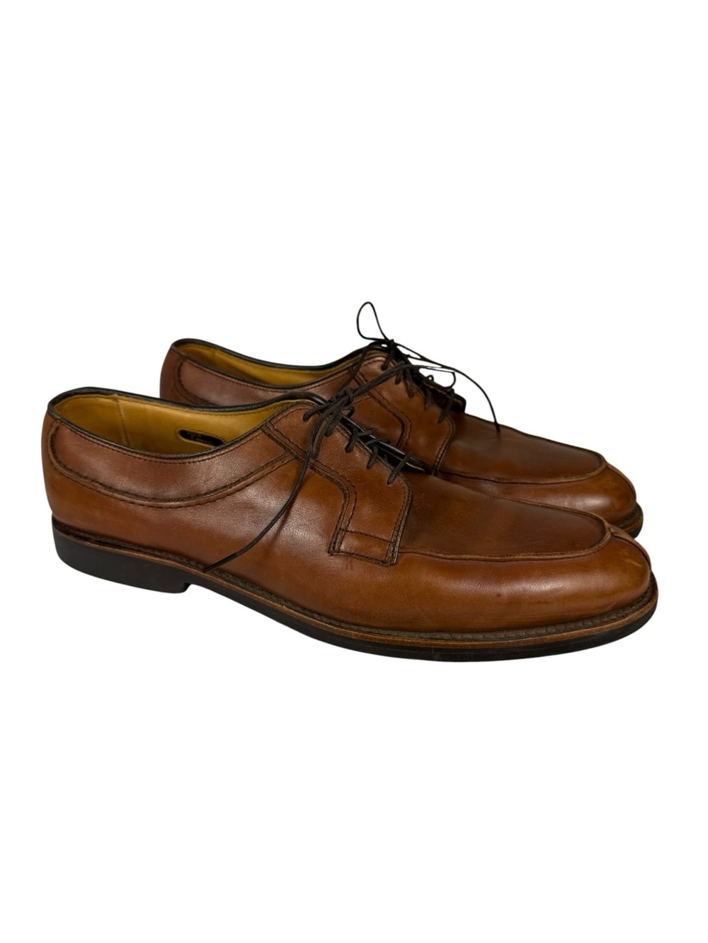 Allen Edmonds Stockbridge Lace Up Split Toe Leather Oxford Comfort Shoes 11.5 B